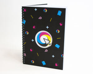 CMYK Wire Bound Book